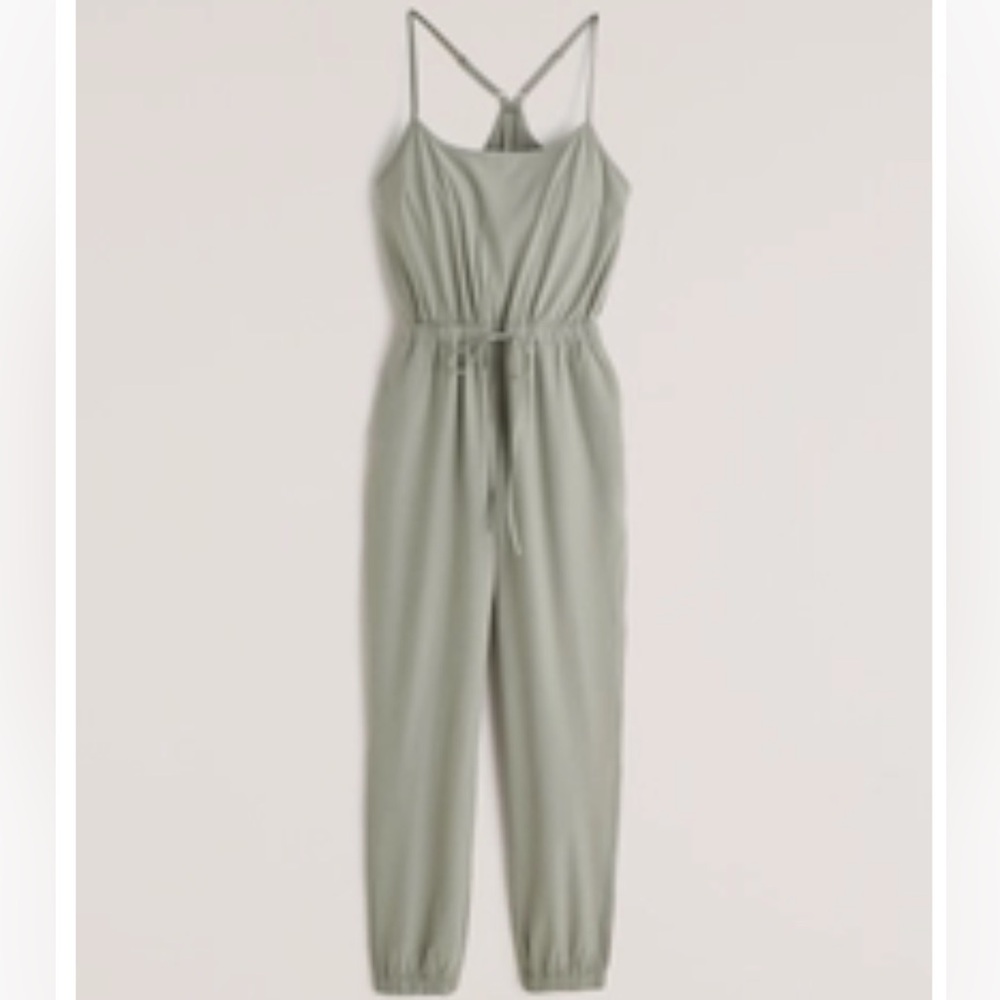 Abercrombie & Fitch Light Sage Jumpsuit
